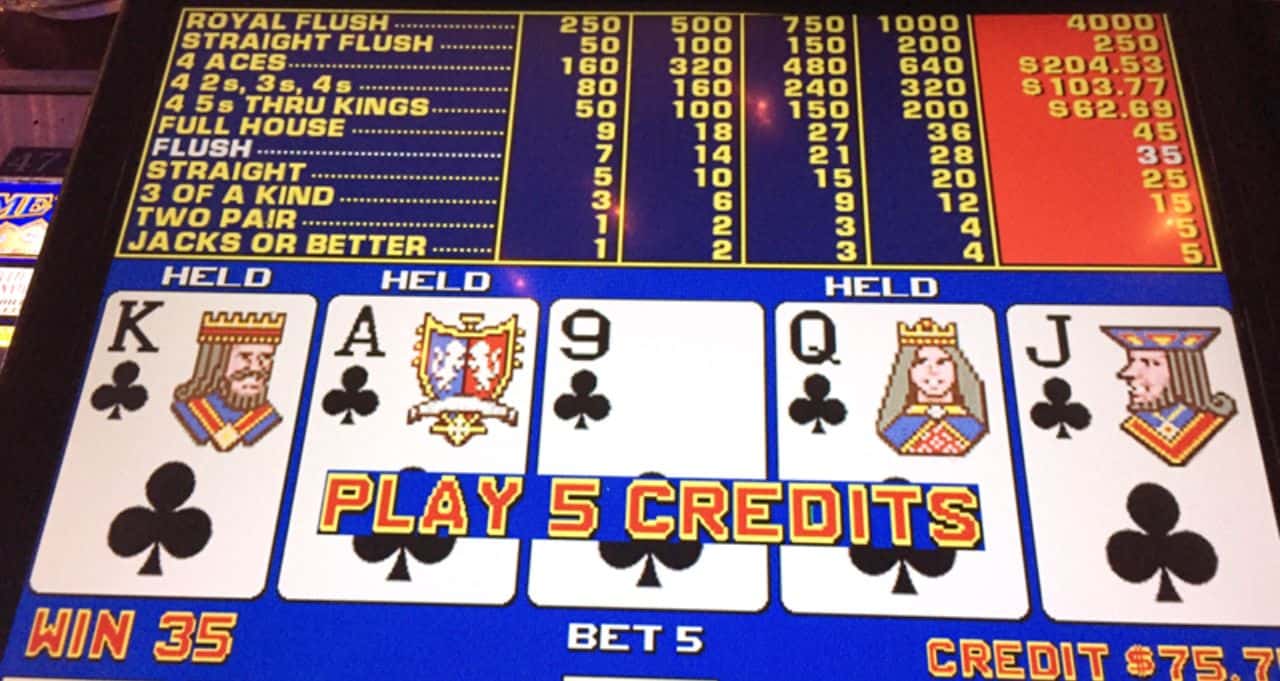 Video Poker as a online casino game