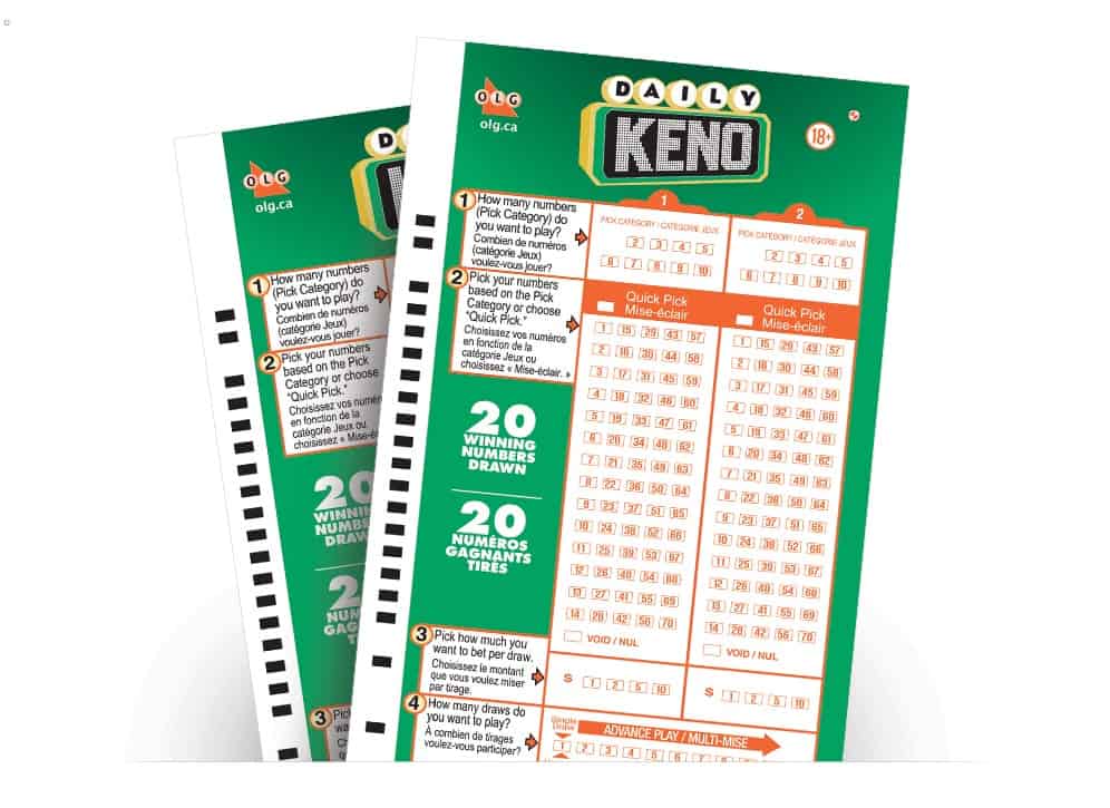 Keno tickets