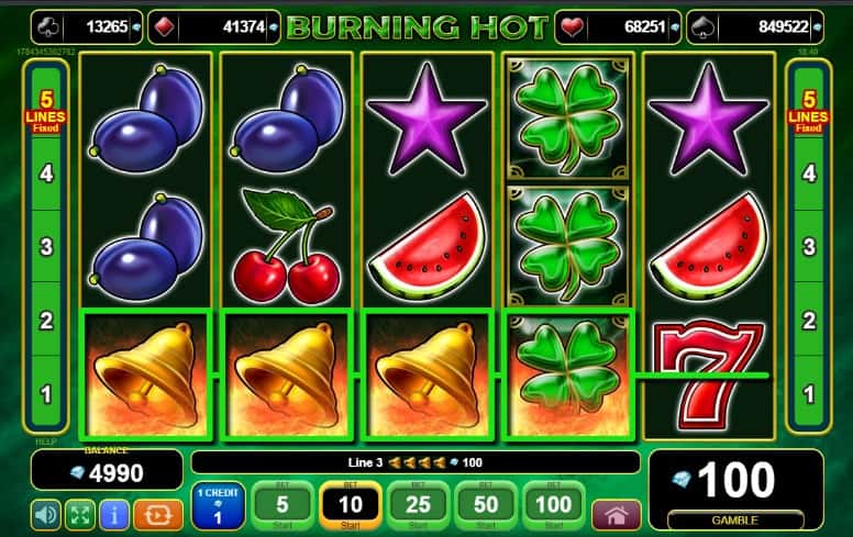 Burning Hot online slot game