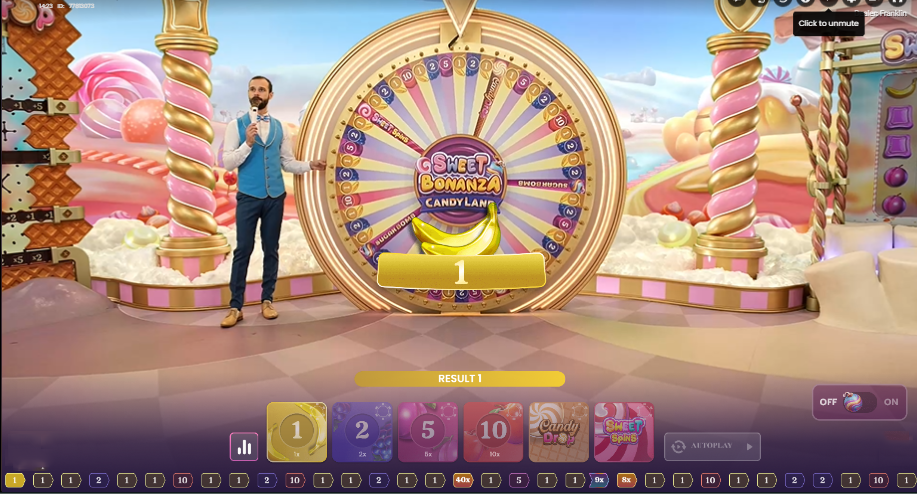 Live casino Sweet bonanza