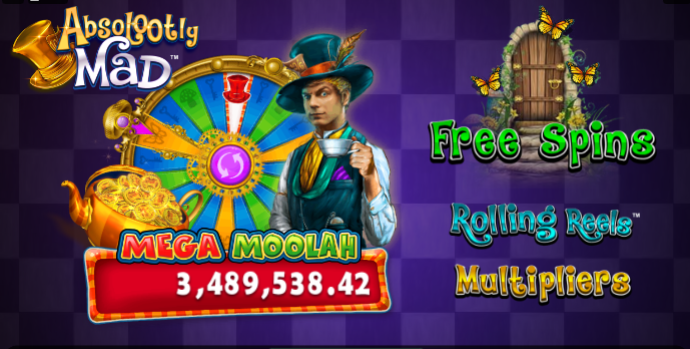 Microgaming Mega Moolah Absolootly Mad slot game