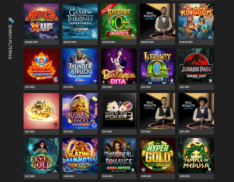 Microgaming slot games