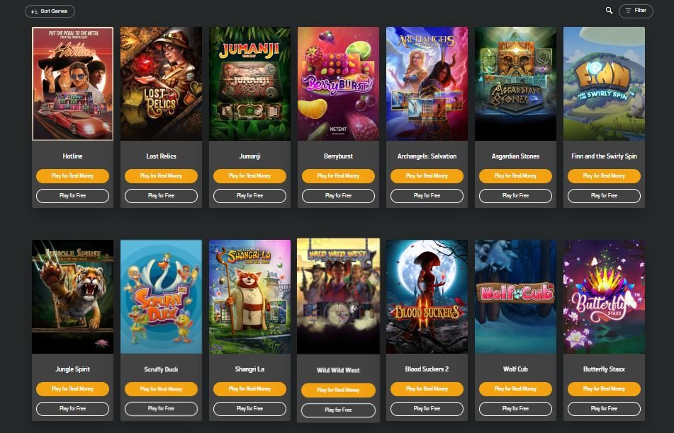 Netent slot games