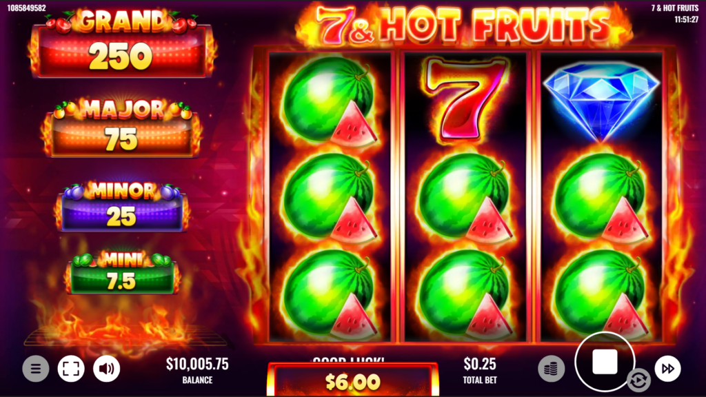 7 & Hot Fruits Slot