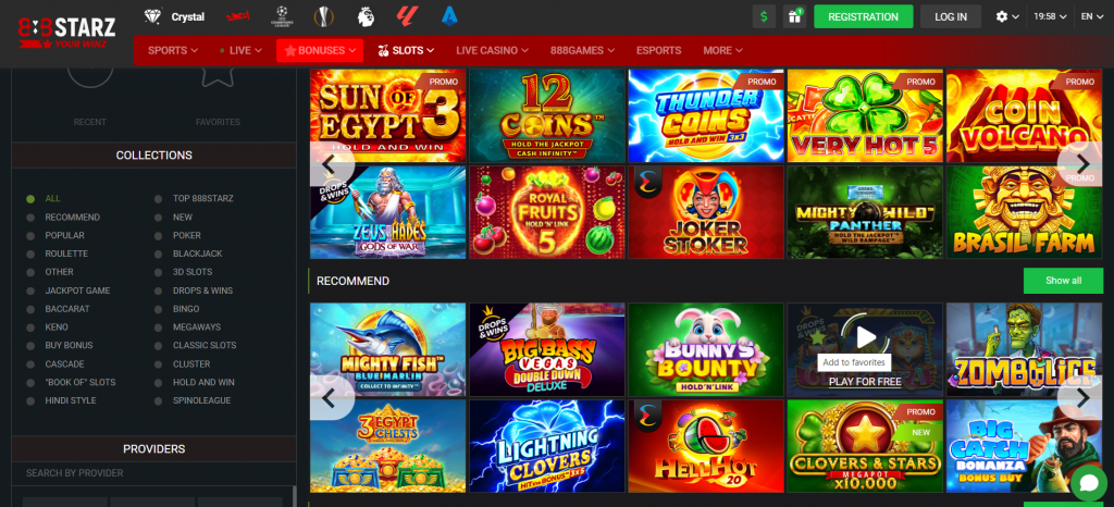 88starz Slot games