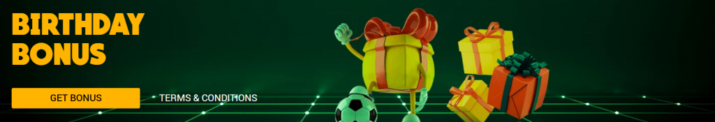Wazobet Birthday bonus